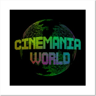 Cinemania World New LGBTQ Logo Posters and Art